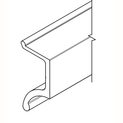Curtain sider support profile 70x34 mm light version
